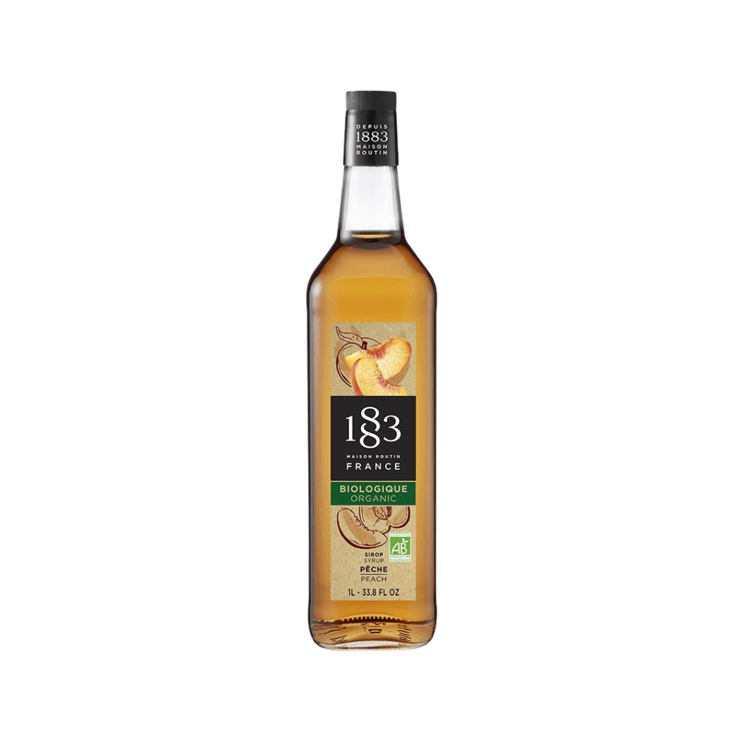 1883 Organic Peach Syrup